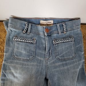 Ditto high rise flares jeans